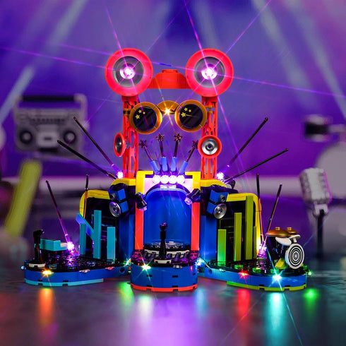 Upgraded LED Light Kit for Lego Heartlake City Music Talent Show Building Set, Compatible with Lego 42616