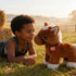 Singing Dancing Horse Stuffed Animal, Music Rocking Ponny Plush Toys Farm Horse Stuffed Animal Interactive Toys