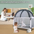 Crib Tent, Pop Up Safet Crib Net to Keep Baby from Climbing Out, Breathable & Skin-Friendly Mesh Crib Cover, Strong