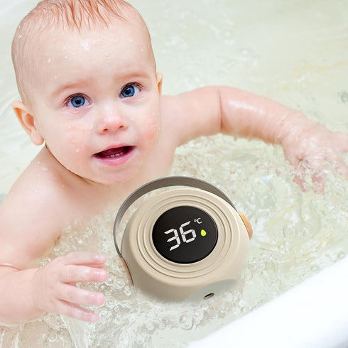 Generic 4.33x3.9in Floating Bath Thermometer - babyTemperature Gauge Toy, Waterproof Safety Meter | Long Lasting Hot