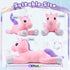 Big Unicorn Stuffed Animal Toys - Soft Pink Plush Pillow for Girls, 43"