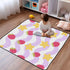 EtherSpher Cozy 50'' 50'' Berry Purple Stars Stripe Soft Thick Baby Gym & Activity Mat for Indoor Outdoor Breathable
