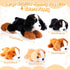5 1 Mommy 4 Skylety Pcs Dog Stuffed Animal Puppy Stuffed with Babies Inside Big with Mini Baby Cute Soft Toy