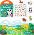Portable Jelly Sticker Quiet Book for Kids, Reusable Sticker Book for Toddlers, Animal Travel Learning Activities