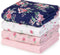 david's kids 4 Pack Baby Muslin Swaddle Blankets,100% Cotton and Ultra Soft