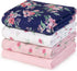 david's kids 4 Pack Baby Muslin Swaddle Blankets,100% Cotton and Ultra Soft