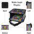 PPIKTC Spacious Hanging Auto Seat Organizer with Ventilated Mesh Pockets for Wet Wipes and Baby Supplies, Colorful Cat