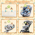 Baby Activity Stroller Arch Toys,Car Seat Toys for Adjustable Bouncer Arch Crib Bassinet Hanging Toys Mobile Clip on