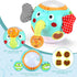 6-12 Crawling Toys - Baby Toys Months, Elephant Musical Toy with Lights & Sounds, Interactive Learning Baby Crawling