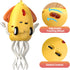 Rod,Tummy 3 4 5 6 Interactive Dancing Octopus Toy,LED Light-Up Music Crawling Squid with Smart Obstacle Avoidance