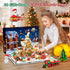 2025 Set 24 Countdown 10+ INSOON Advent Calendar Gingerbread House Mini Building with Lights, Days Christmas Building
