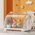 Gucagle Baby Bottle Storage Box Organizer Plastic Multifunctional Drainage Nursing Bottle Drying Rack with Lid for Home