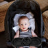Generic Stroller Snacks Tray with Detachable One Design Food Plate Cup Holder and Tray Easy-Clean Stroller Accessory