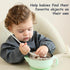 PewinGo Weaning Bib with Long Sleeves & BLW, Soft Skin-Friendly Material, Waterproof Coverall Bibs for Infants