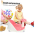 Toyvian Suction Cups Bath Seat Comfortable Non Slip Bath Chair with Quick Drainage System Portable Design for Home