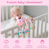 0-6 Car Seat Toys for Infants months, Spiral Hanging Crib Stroller Activity Toys with Rattles, Baby Car Seat
