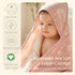 4-Piece Set (2) 6-Layer 32x32 (2) Muslin Baby Towel - Made with Organic Cotton, Bath Towels & Washcloths, Absorbent