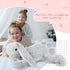 Large Bunny Stuffed Animal 24" - 4Pcs Plush Toy Gifts for Kids, Cuddly Mommy Bunny with 3 Small Bunnies