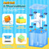 2-in-1 Gooidea Magnetic Blocks - Magnetic Building Blocks, Creative Building Craft, Sensory Clicking & Rustling, Travel