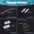 12 Pairs Furniture Anchors for Baby Proofing, Anti Tip Child Safety Cabinet Straps for Secure Furniture
