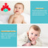 NiBaby 0+ Pacifier with Infant Plush Pacifier Holder, BPA Free Silicone Teether Soothie Snuggle Pacifier