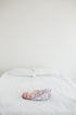 Copper Pearl Large Floral Morgan Knit Baby Swaddle Blanket