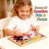 3-5, 3 4 5 6 7 8 9 24 Wooden Puzzles for Kids Ages Wood Jigsaw Puzzles, Unicorn Theme Educational Toys Birthday Gifts