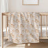Selgkds 60x80inch Pastel Pumpkin Halloween Fall Baby Blankets for Boy Girl Autumn Pumpkins Bows Stars Infants Toddler