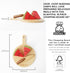 Le Toy Van Wooden Chopping Board and Super Food Set for Pretend Play - Suitable for Boys & Girls 24+ Months