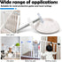 4Pcs Spindle Rods Gate Threaded Spindle Rods, Anti-Slip Accessory Screw Bolts Kit for Pressure Mounted Gates