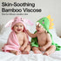 Individz Custom Hooded Unisex Baby Towel with Name, Personalized Soft Easter Bunny Bath Towel, Shower Towels for Girls