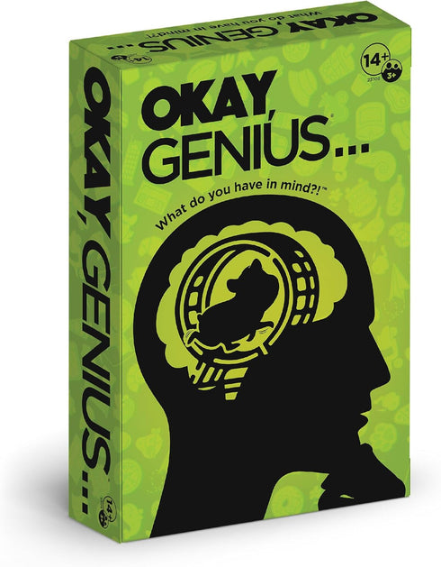 PlayMonster Okay, Genius… Fun Family Card Game for Teens & Friends - Share Your Opinions!
