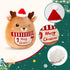 14 Inches Athoinsu Light up Musical Christmas Elk Soft Plush Pillow Xmas Reindeer Plush Pillow for Toddler Kids Boys