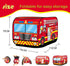 3+ Pop Up Tent Kids: Fire Truck Tent, Pop - Up Playhouse Toy Suitable, Playhouse Toy Play Tents for Kids Aged Years Old