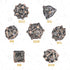 DND Metal Dice Set, UBEUCK 7PCS Skull and Dragon Dice for Dungeons & Dragons, Ancient Red Copper