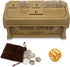 Coin Drop Game - Classic Board Game with 30 Metal Coins, 1 Dice, and 1 Specification