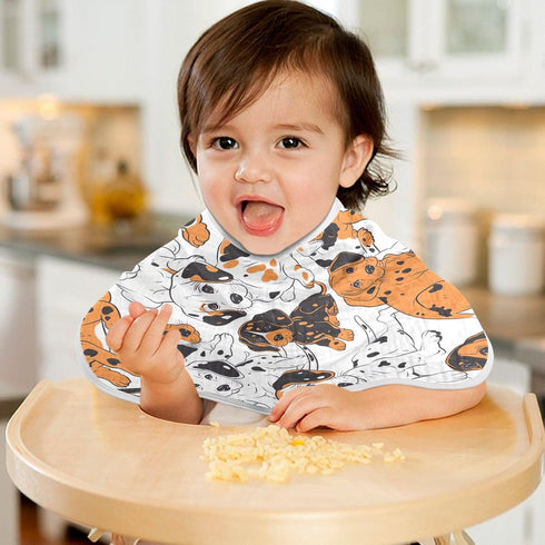 YEGAME Set 1 11 22 Inch Muslin Baby Burp Cloths of - Cute Dog Super Absorbent Cotton Burping Rags Soft Baby Washcloths