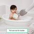 3-in-1 0M+ Ingenuity Sylvi Full Comfort Grow with Me Baby Tub, Newborn to Toddler Baby Bath Tub, Supportive Sling