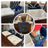 MTWML Counter(Pure-Blue) Hook On High Chair with Tray,Portable Baby High Chair that Attaches to Table,Clip On Fast
