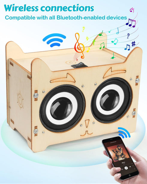 8-12, 8-13, Set, 9 10 11 14 15 16 Poraxy Science Kits for Kids Age STEM Toys for Build Your Own Bluetooth Speaker