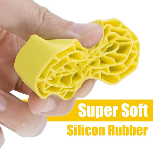 INJORA Silicone Rubber Inserts for 62-64mm*24mm 1.0" Tires(Large Yellow)