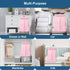 SPRINGSPIRIT Diaper Stacker Caddy Organizer, Easy Access & Dustproof Portable Hand Free Diaper Holder - Pink