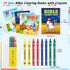 Gilprop Gifts(24 Set) Bulk Bible Coloring Books with Crayons for Kids Easter Verse Religious Drawing Books Bulk
