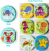 JUNSFUN Books-3PCS,Bathtub Baby Bath Toys Floating Waterproof Educational Bath Toy Books for Toddlers-Zoo Books,Fish