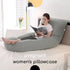 Generic 55-57 Inch Cooling Pregnancy Pillow Cover - Soft Breathable Knit Fabric U Shaped Body Pillowcase, Fits