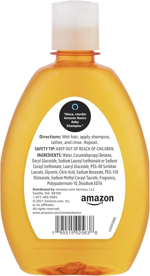 13.6 Amazon Basics Tear-Free Baby Shampoo, Fluid Ounce