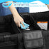 W1,W2) Stroller Snack Tray with Anti-Falling Bottle Holders for Wonderfold Wagon,Waterproof Faux Leather Interior,Easy