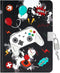 WERNNSAI Kids Diary for Boys - Luminous Video Game Journal, A5 Lined Notepad with Lock and Keys, Gaming Notebook Gift