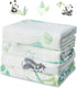 4-Pack Baby Muslin Swaddle Blankets, 47 x 47 Inches, Soft Breathable Bamboo
