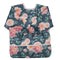 Toddler Baby Bib Sleeved Shirt with Pocket for Painting and Drawing, 1-3 Years Old (Floral)